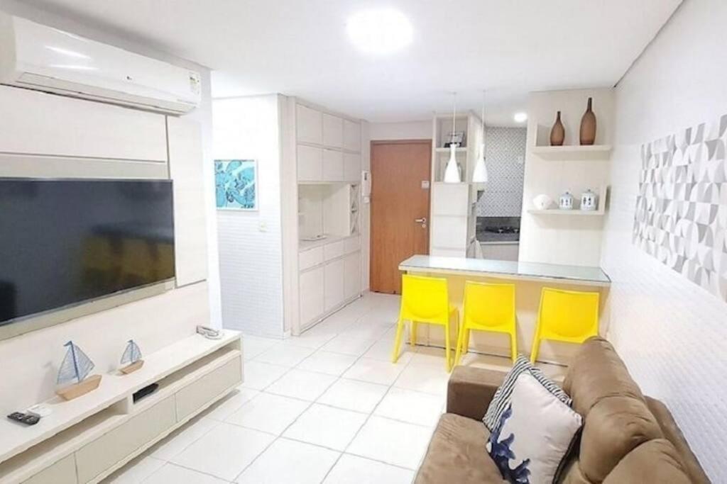 Flat Beira Mar - Carneiros Beach Resort ตามังดาเร ภายนอก รูปภาพ